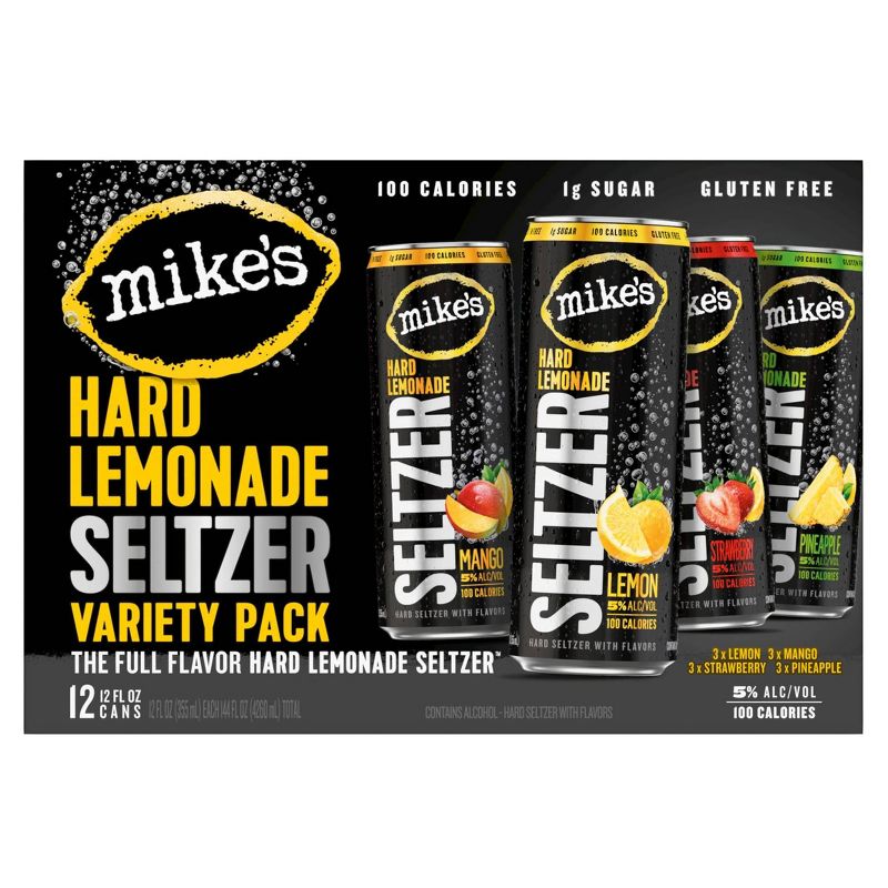 Mike's Hard Lemonade Seltzer Variety Pack- 12pk/12 fl oz Cans