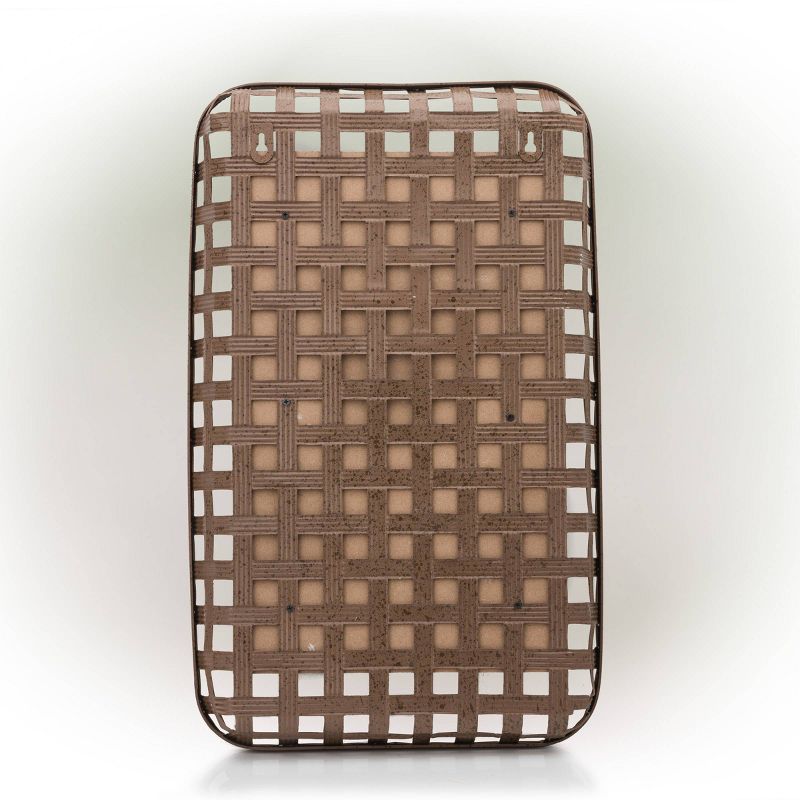 Alpine 19" Gather Happy Moments with Watering Can Iron Wall Decor