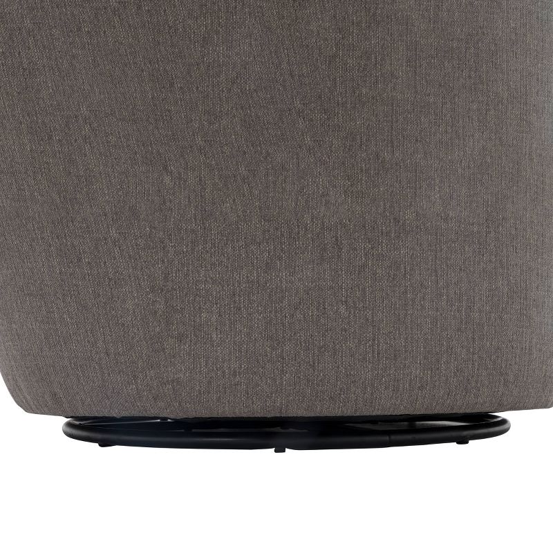 Modern Cozy Swivel Chair Gray - WOVENBYRD