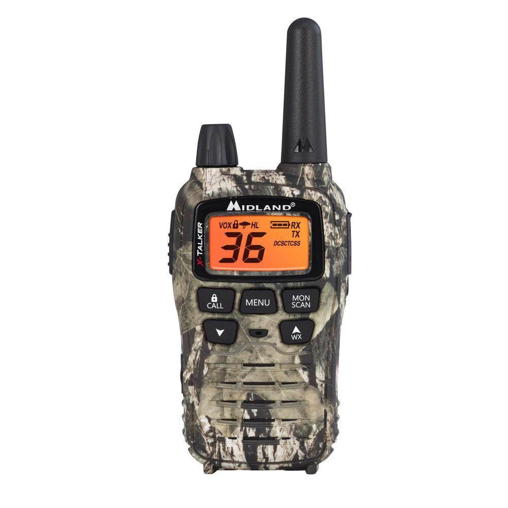Midland X-TALKER T75VP3 GMRS Two-Way Radio w/ Up To 38 Mile Range