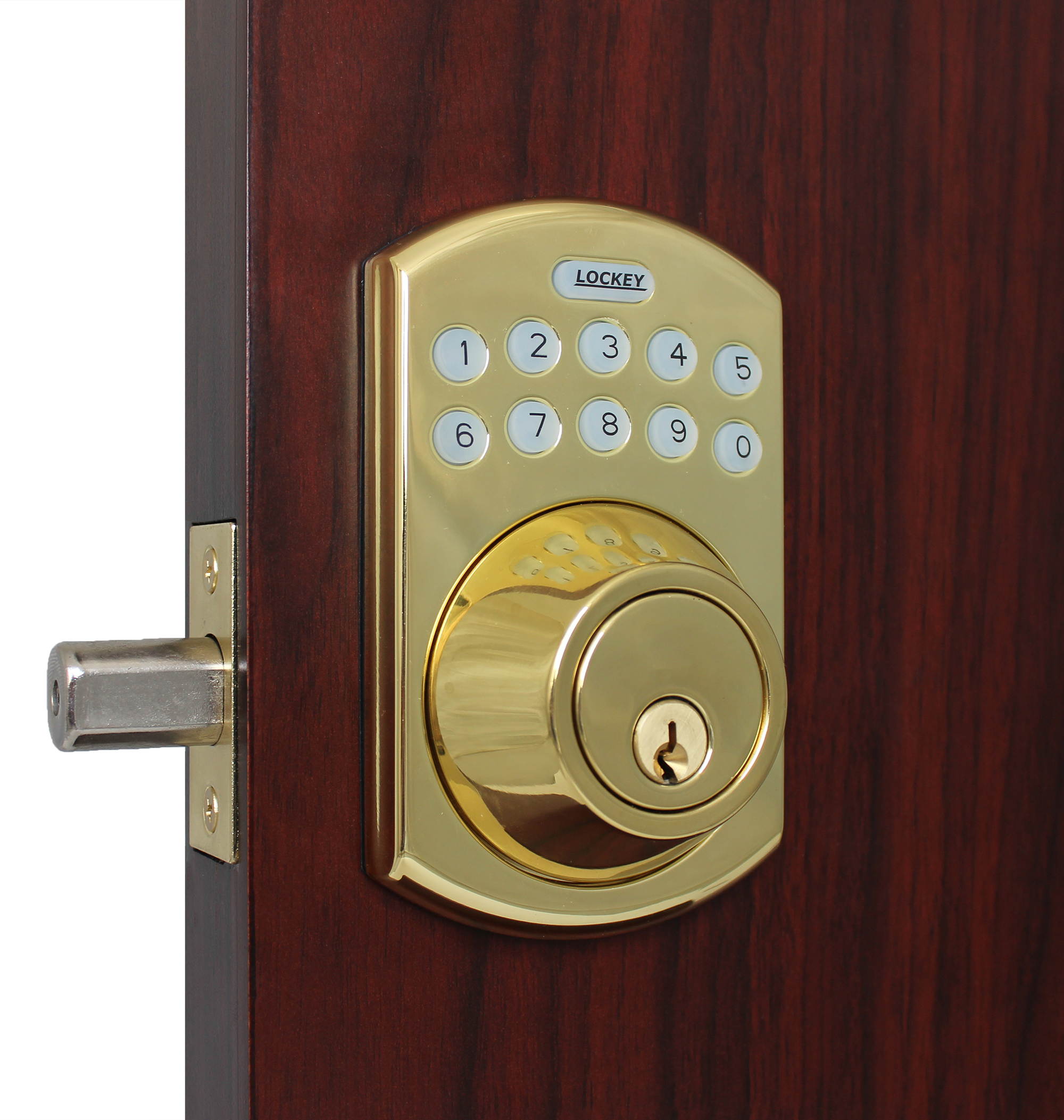 LockeyUSA E915BB Electronic Deadbolt