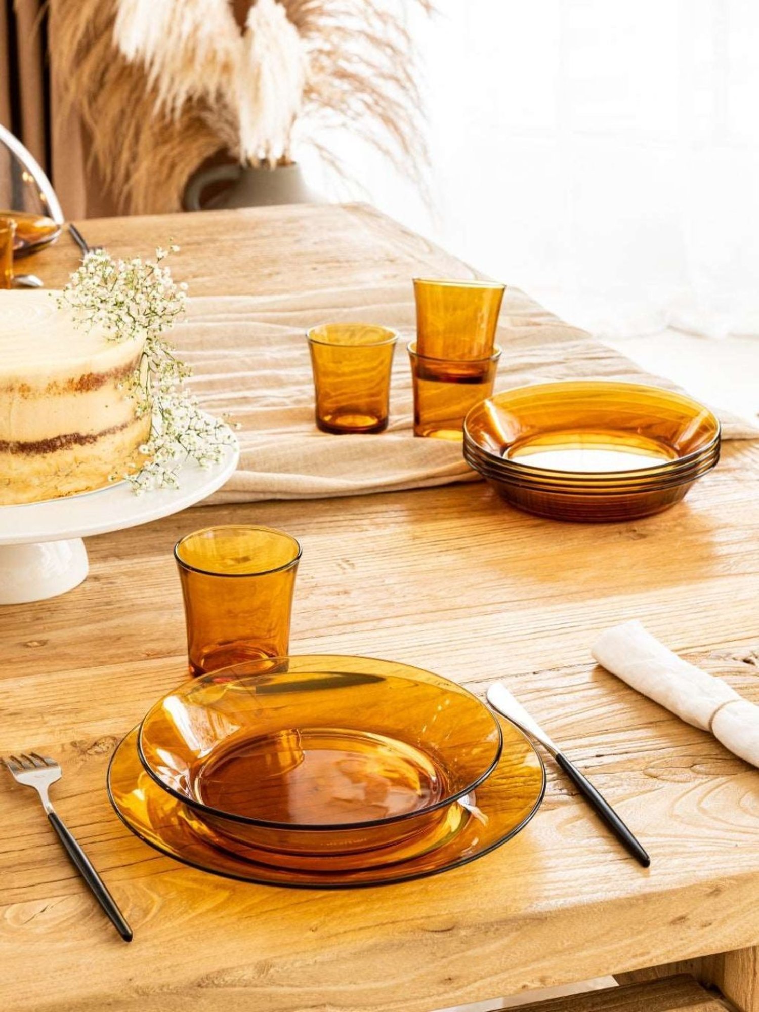 Melbify Roll Sip Transparent Cocktail Glass with straw 250ml - Set of 2