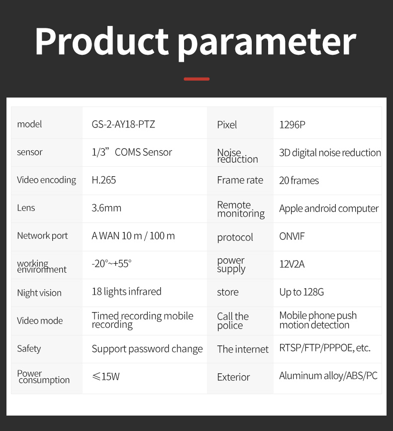 3MP Video Surveillance Kit Audio Camera Wireless NVR Kit Security Camera System Outdoor Waterproof Security Camera
