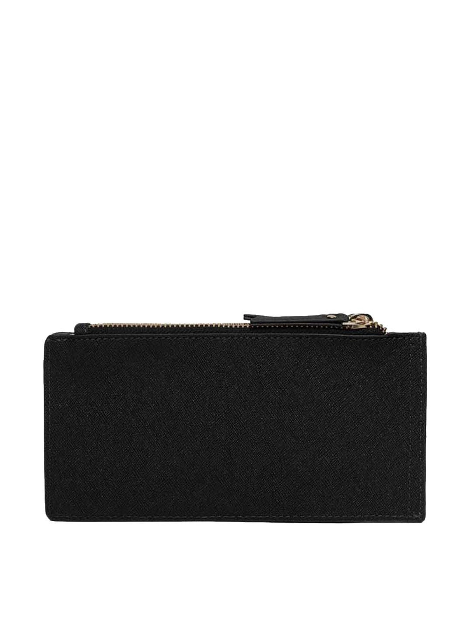 KLEIO Black Solid Bi-Fold Wallet for Women