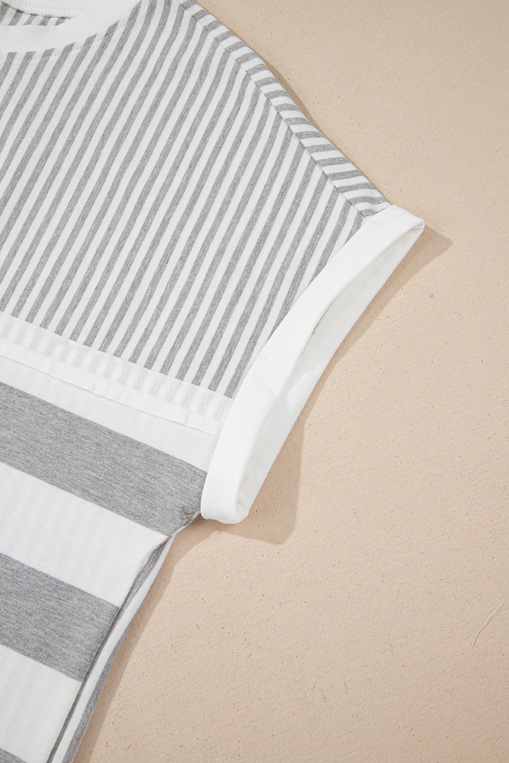 Skobeloff Textured Ruffle Split Top and Drawstring Shorts Set