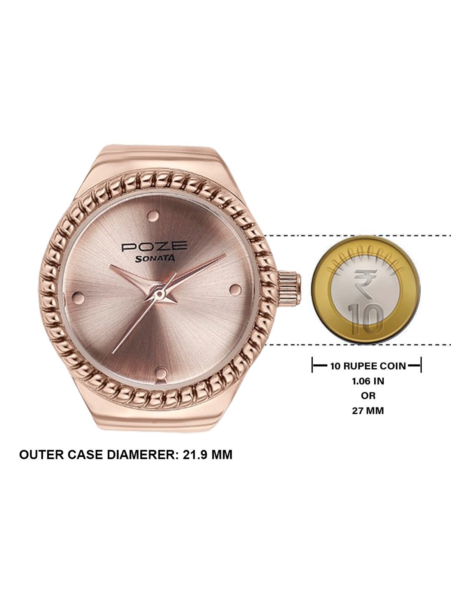 Sonata Poze 3.0 SP80082WM01W Analog Watch for Women