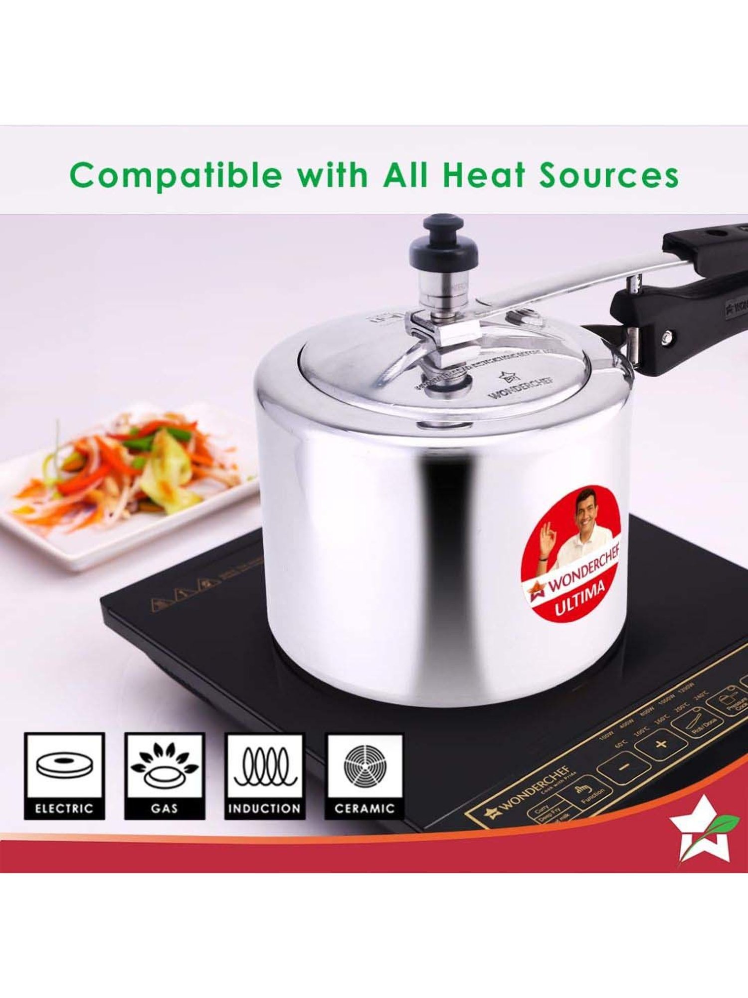Wonderchef Ultima Inner Lid Pressure Cooker