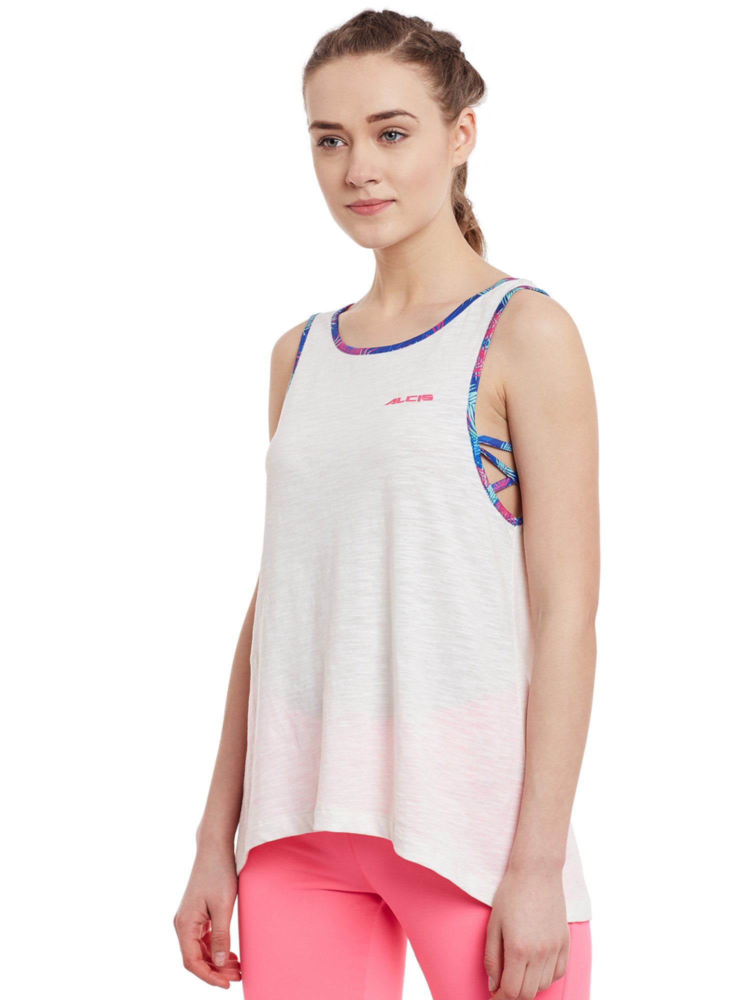 ALCIS Snow White Textured Tank Top