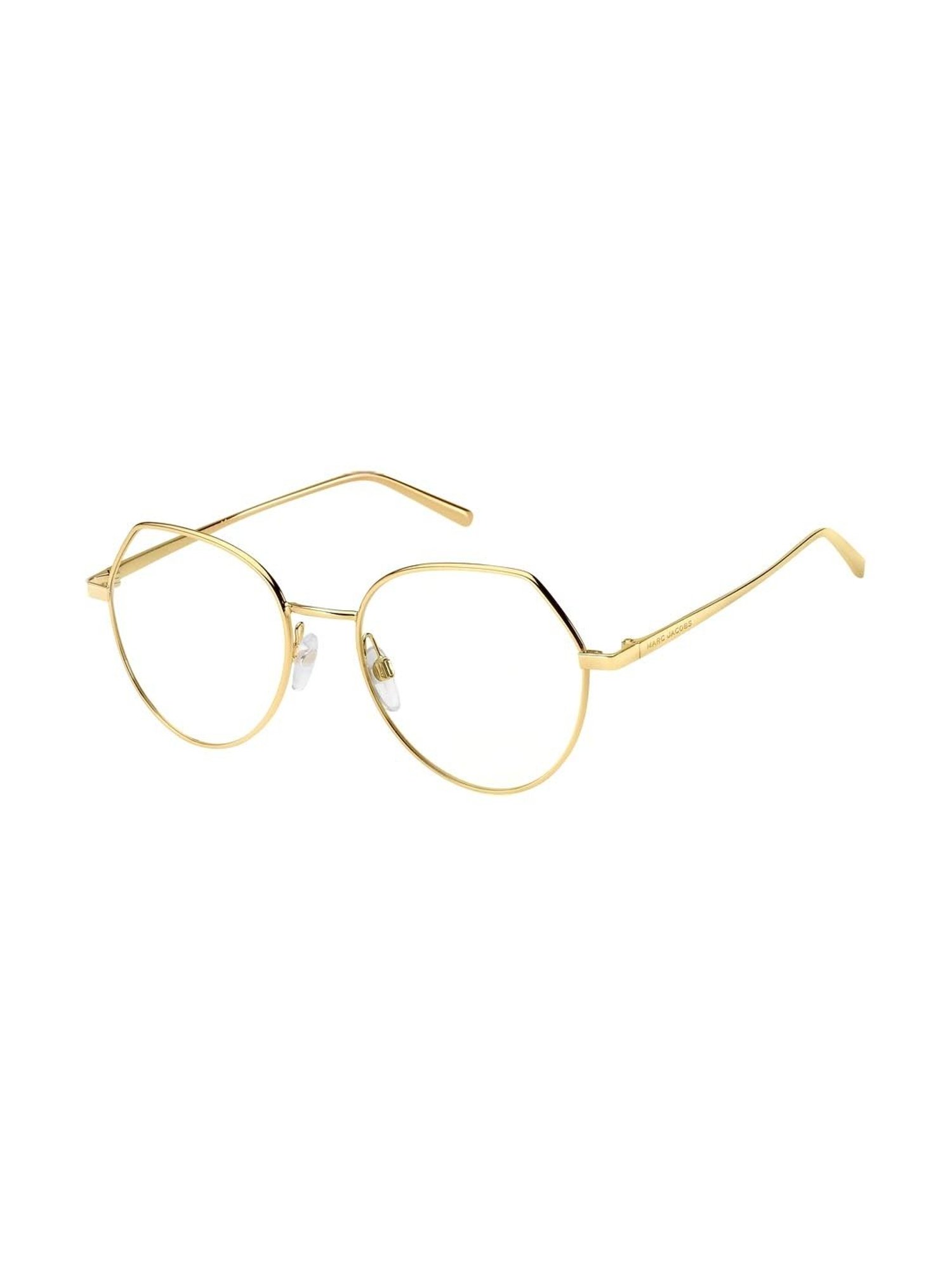 Marc Jacobs Gold Hexagon Eye Frames for Women