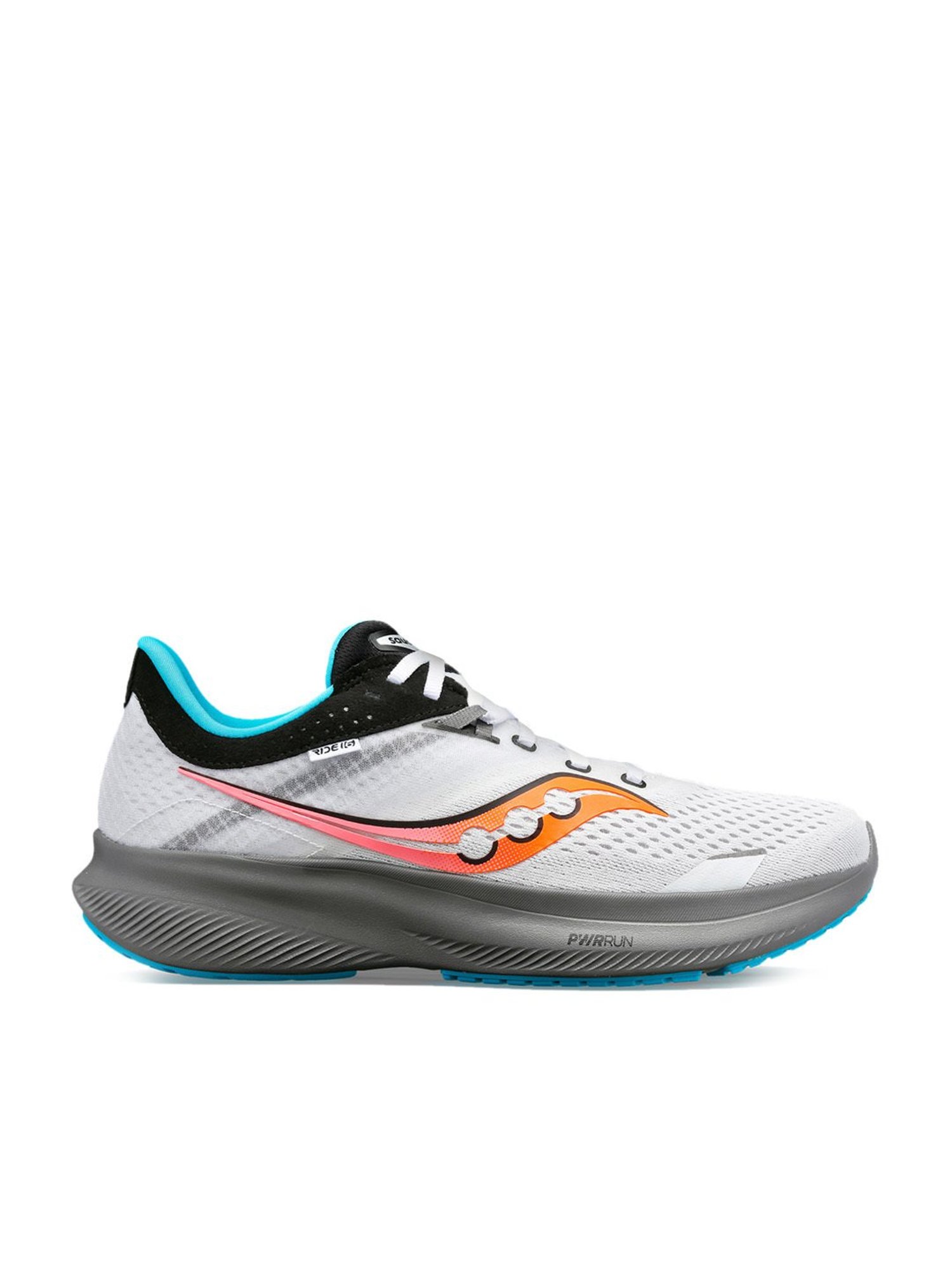 Saucony Men's Ride 16 White Outdoor Shoes