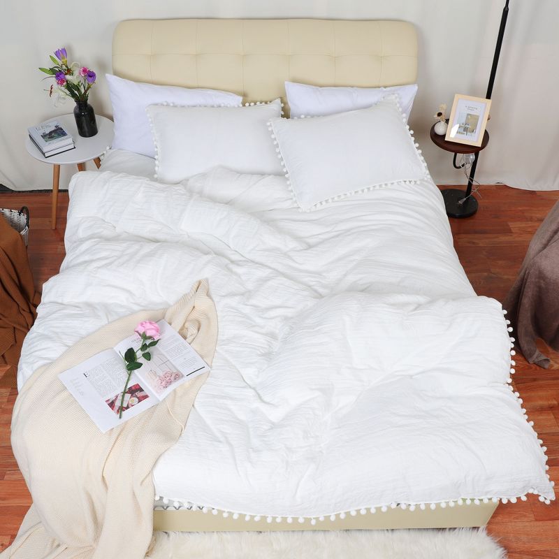 King Oakdale Duvet Cover Set Gray - Stone Cottage