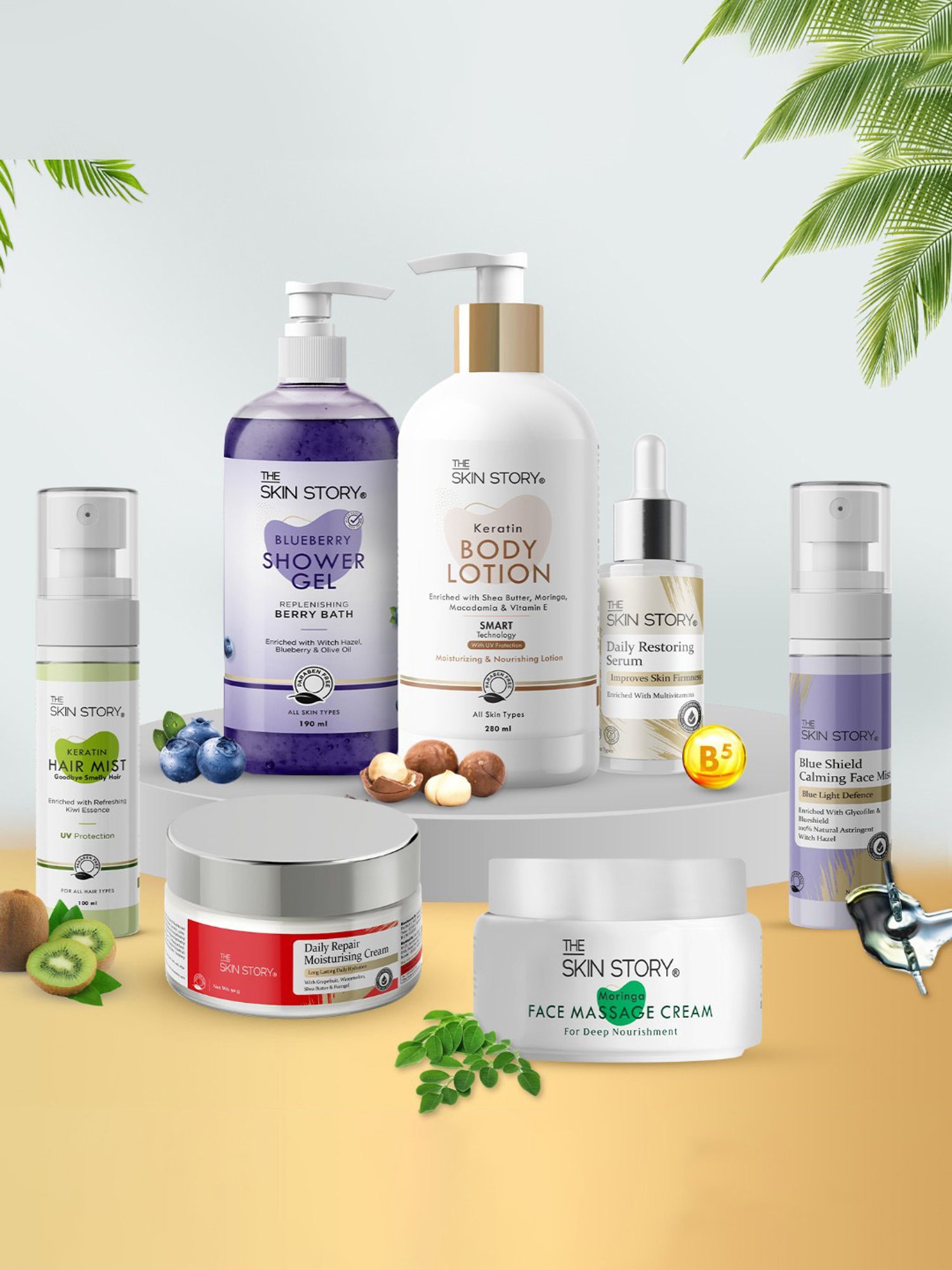 The Skin Story Vitamin E & Olive Oil Repair & Strengthen Keratin Conditioner - 250 gm