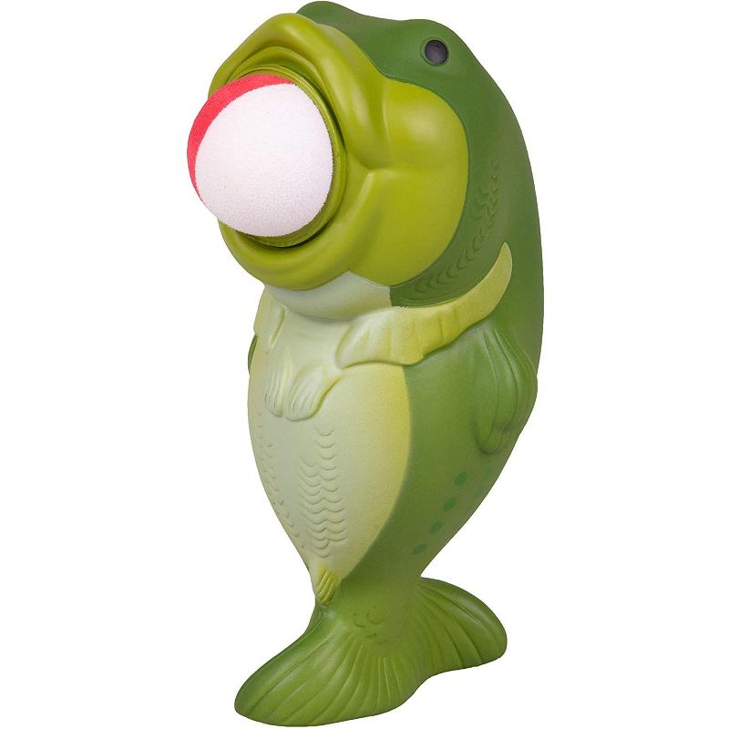 Hog Wild Bass Fish Popper Toy, Shoots Foam Balls!