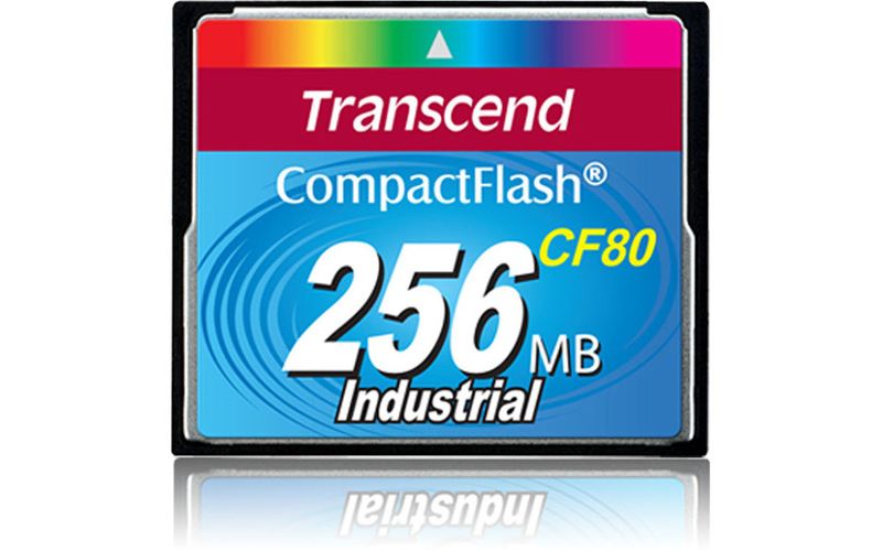 Transcend 256MB CompactFlash Card - 80x - 256 MB