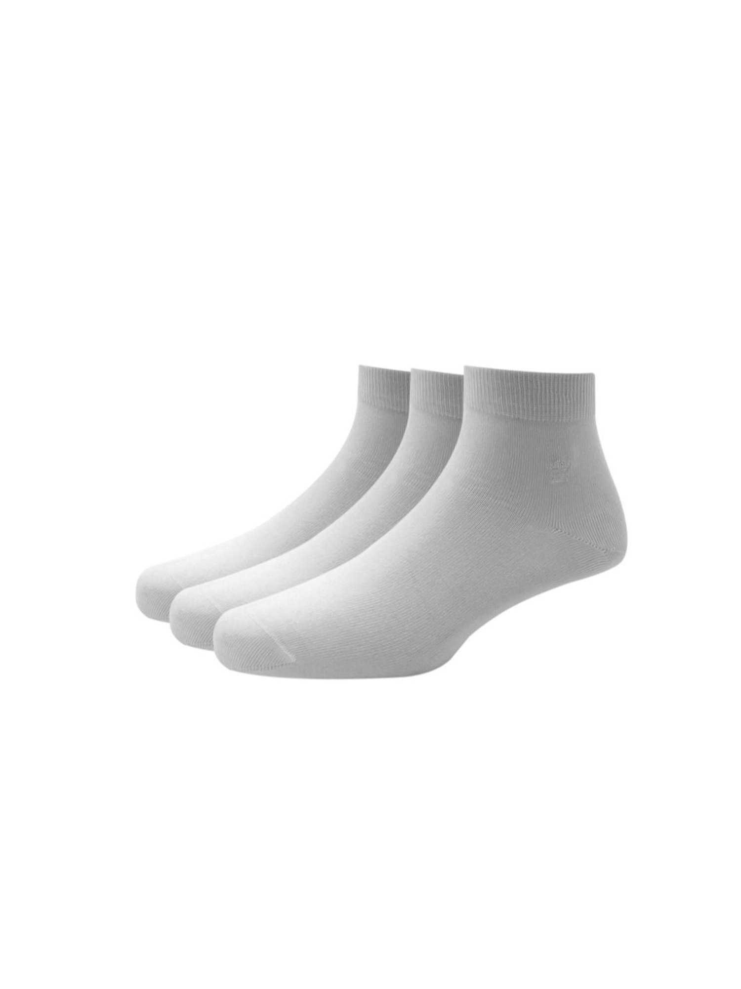 Louis Philippe White Cotton Socks (Pack of 3)