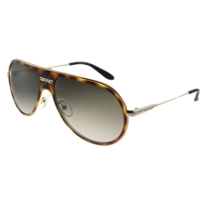 Carrera  8EN Unisex Aviator Sunglasses Light Havana 61mm