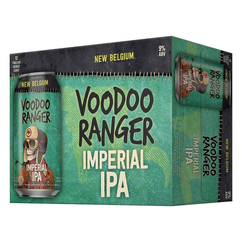 New Belgium Voodoo Ranger Imperial IPA Beer - 12pk/12 fl oz Cans