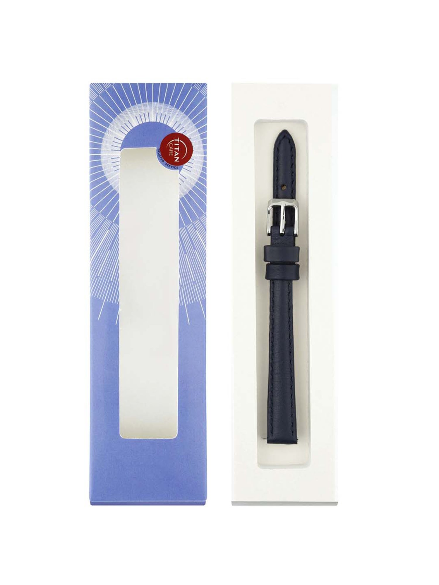 Titan 24 mm Tan Genuine Leather Strap for Men