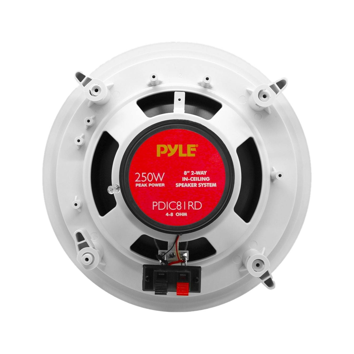 Pyle 8 Inch 500W 2 Way In Wall Ceiling Home Speakers System (Pair) (5 Pack)