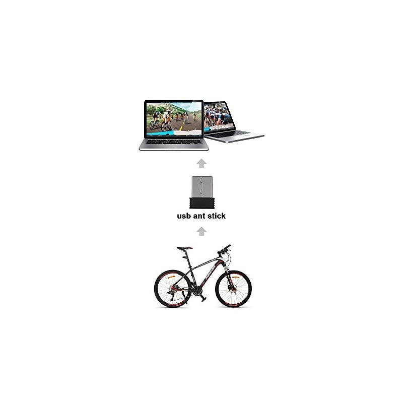 USB ANT Stick Compatible with Zwift TrainerRoad Wahoo Garmin Cycleops Trainer Rouvy TacX Sufferfest PerfPRO