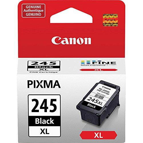 Genuine Canon PG-245 XL High Capacity Black Ink Cartridge (8278B001) + Canon CL-246 Color Ink Cartridge (8281B001)