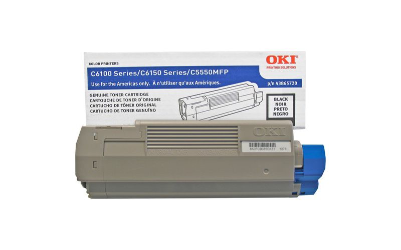 Oki Original Toner Cartridge - LED - 8000 Pages - Black - 1 Each