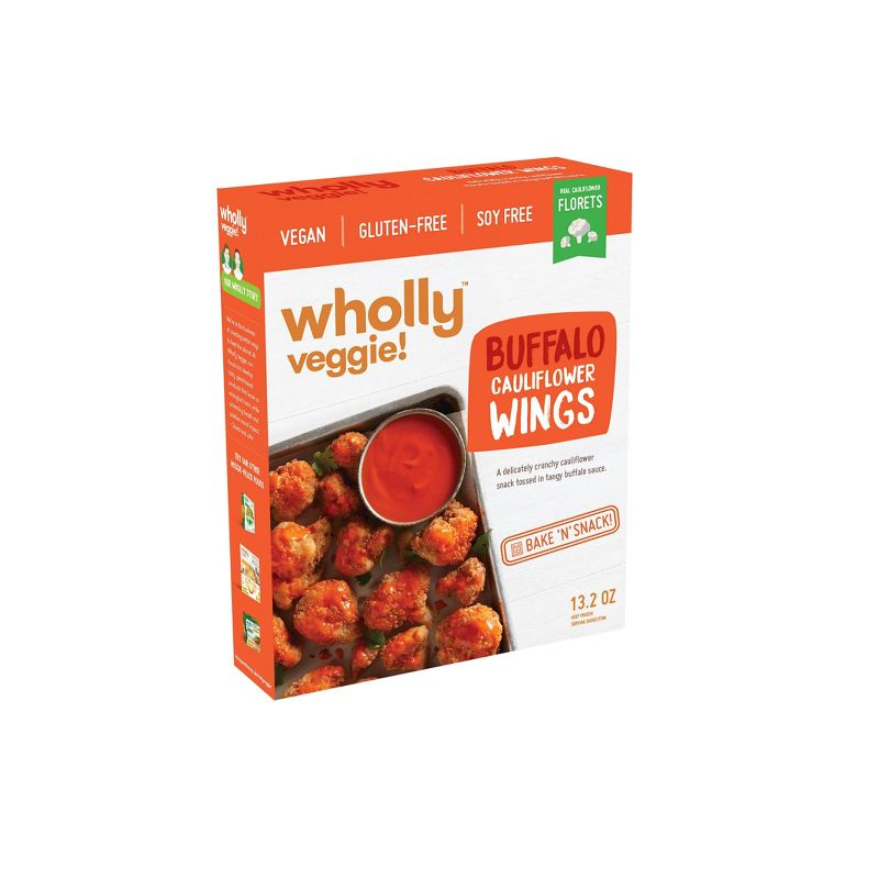 Wholly Veggie! Frozen Buffalo Cauliflower Wings - 13.2oz