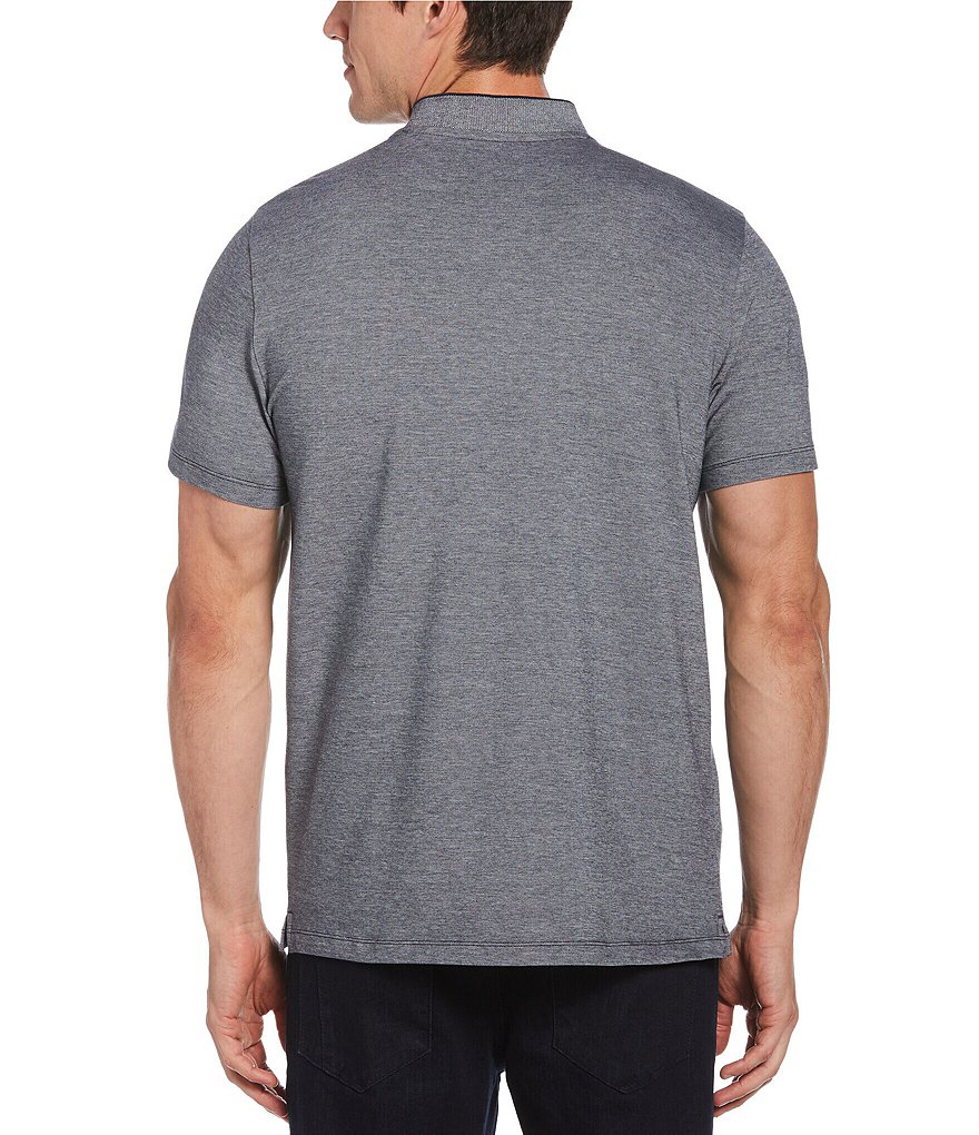 Perry Ellis Short-Sleeve Pique Henley