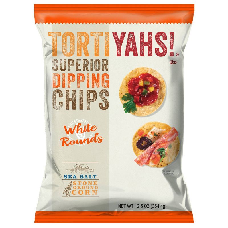 Tortiyahs! White Round Chips - 12.5oz