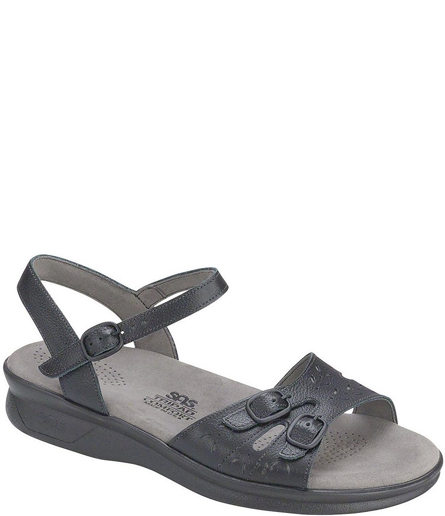 SAS Duo Leather Wedge Sandals
