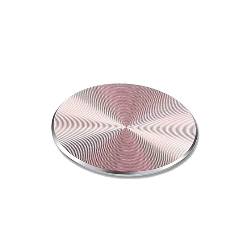 Adhesive Metal Plate Mounting Kits Stickers Discs Magnetic Patch Compatible with Air Vent Magnetic Car/Vehicle Mount Holder Especially for iPhone 6S 7 7plus (2pack-Rose Gold)