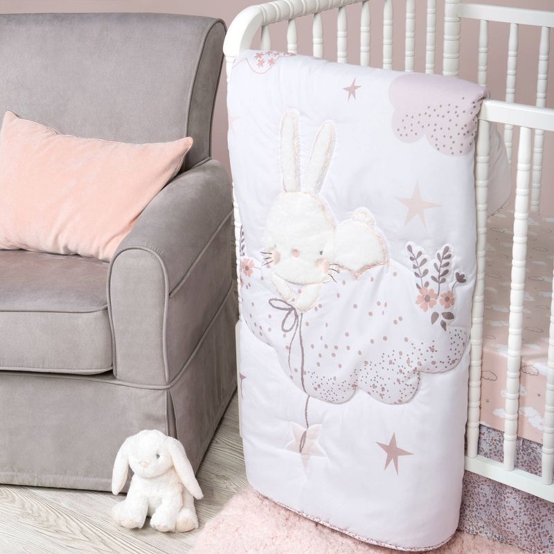 Sammy and Lou Cottontail Cloud Crib Bedding Set - 4pc