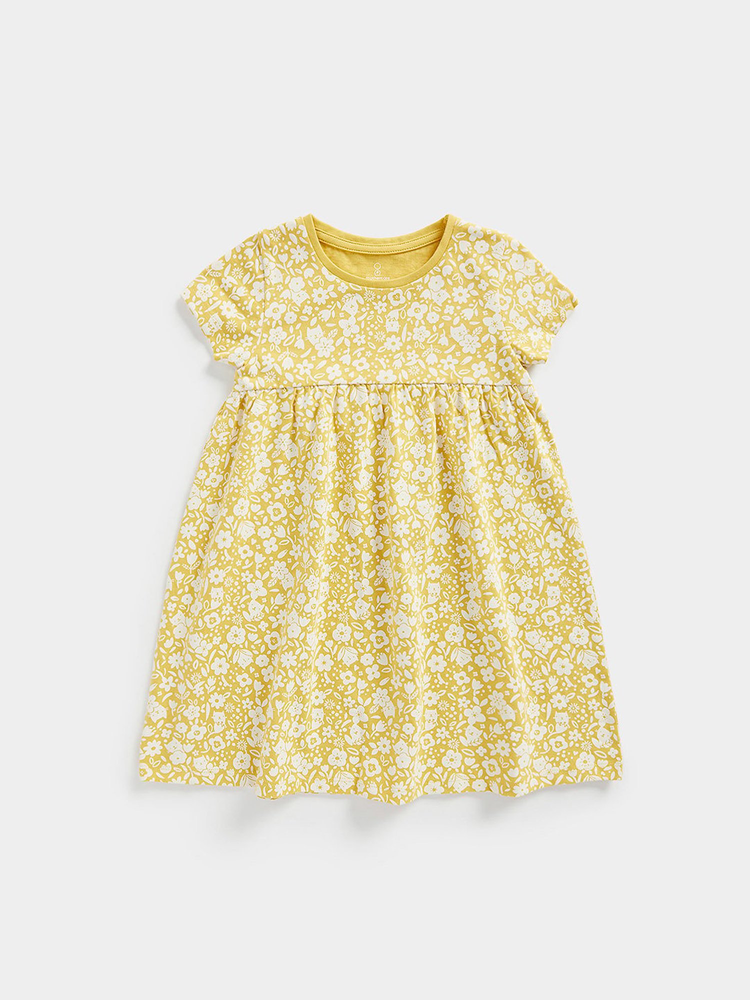 Mothercare Kids Mustard Floral Print Dress