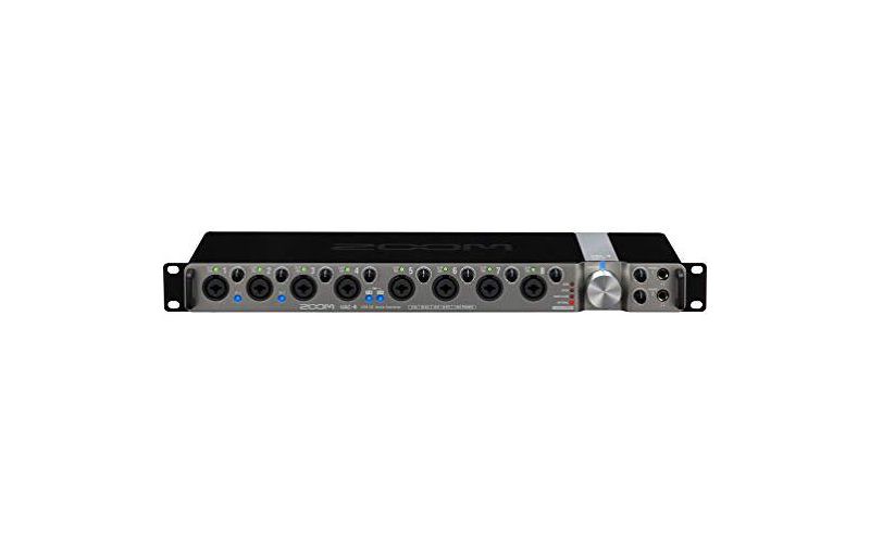 Zoom UAC-8 USB  Audio Interface, 18 In/20 Out Audio Interface, 8 XLR/TRS Combo Mic/Line Inputs, 2 Headphone Outputs, 10 Balanced TRS Outputs, ADAT, S/PDIF, MIDI I/O