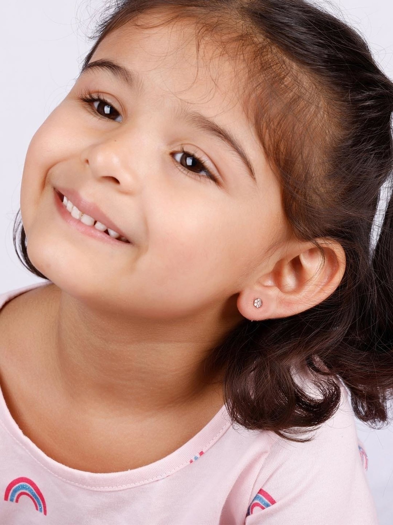 GIVA 92.5 Sterling Silver Flower Earrings for Kids
