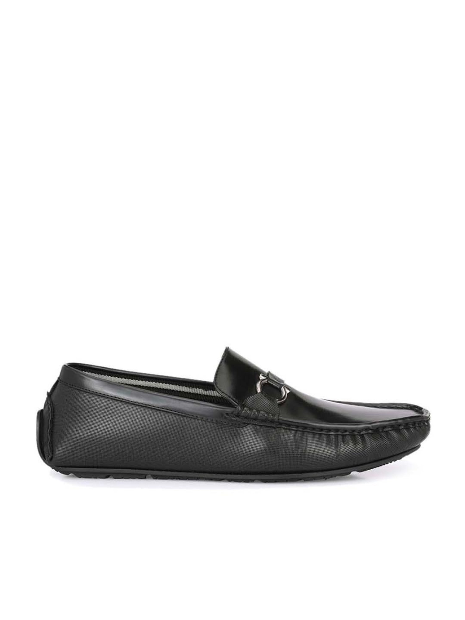 San Frissco Men's Black Casual Loafers