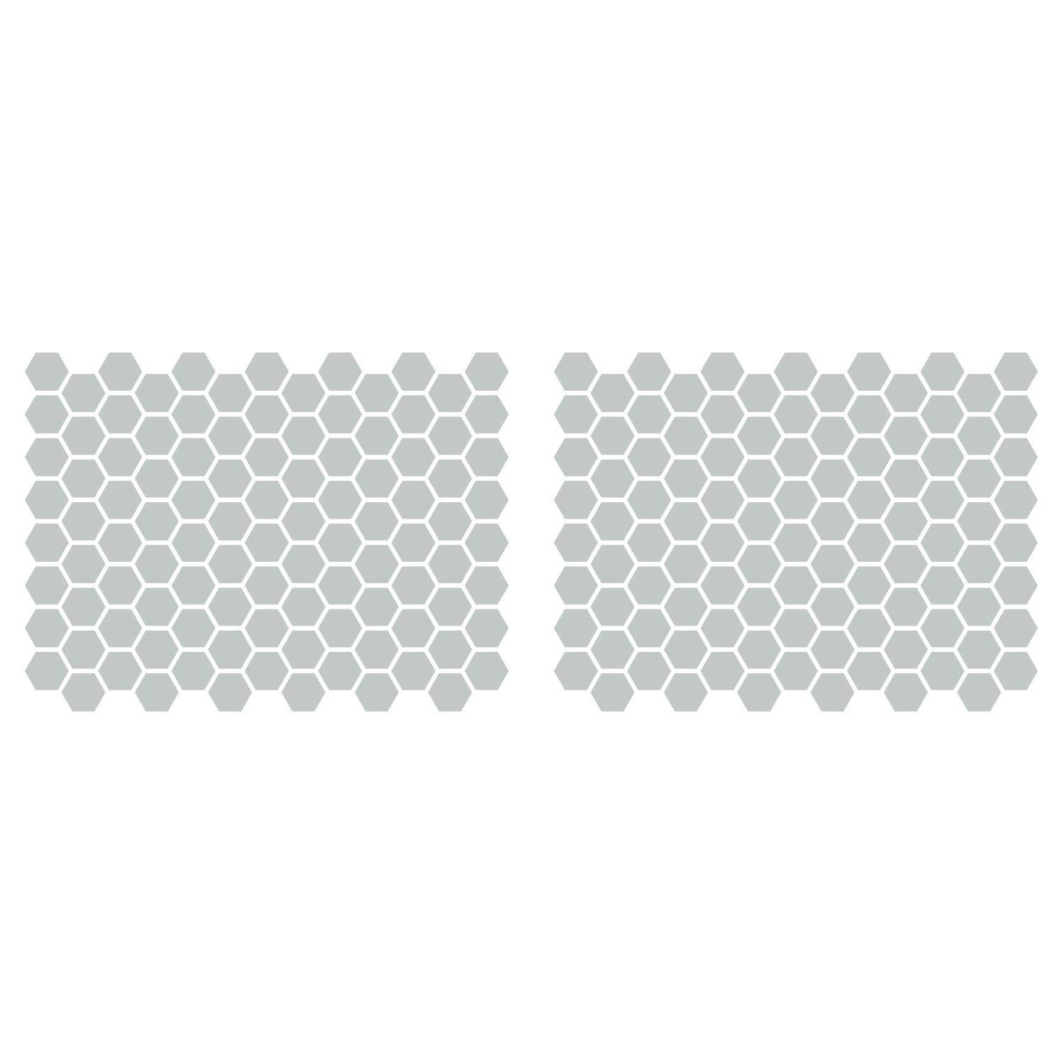 LiteMark 1 Inch Blue Hexagon Decals - Pack of 208