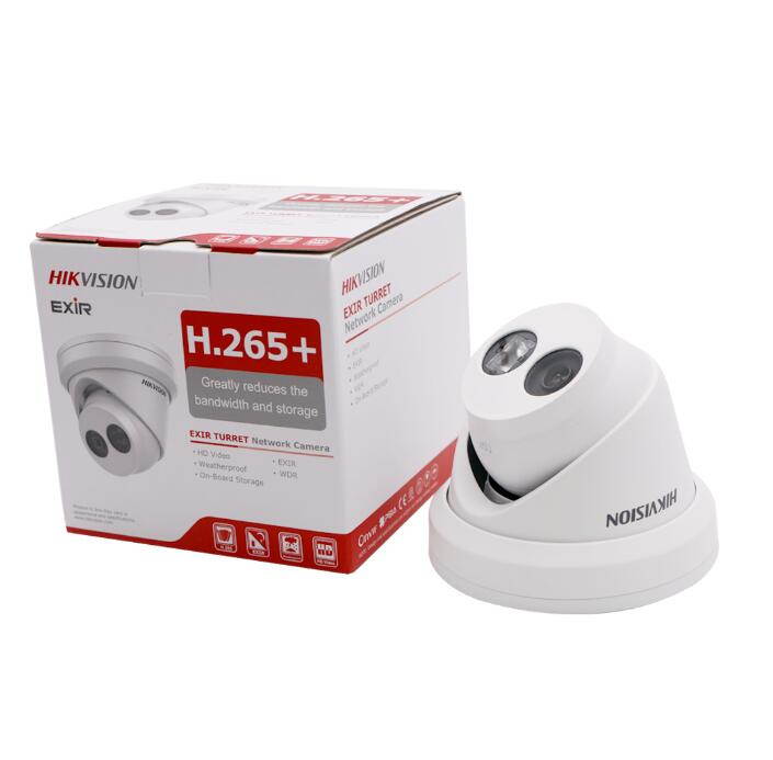 Hikvision 8MP Dome IP PoE Security Camera DS-2CD2385FWD-I 2.8MM Lens 4K UltraHD Outdoor Security POE IP Dome Camera Onvif EXIR 98ft Night Vision Turret Camera with Card Slot IP67 Waterproof, 1-Pack