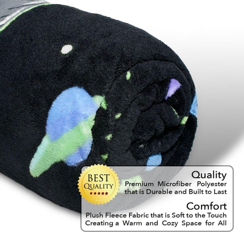 Franco Manufacturing Co Rick and Morty Fresh Start Fleece Throw Blanket 45 x 60 Inches