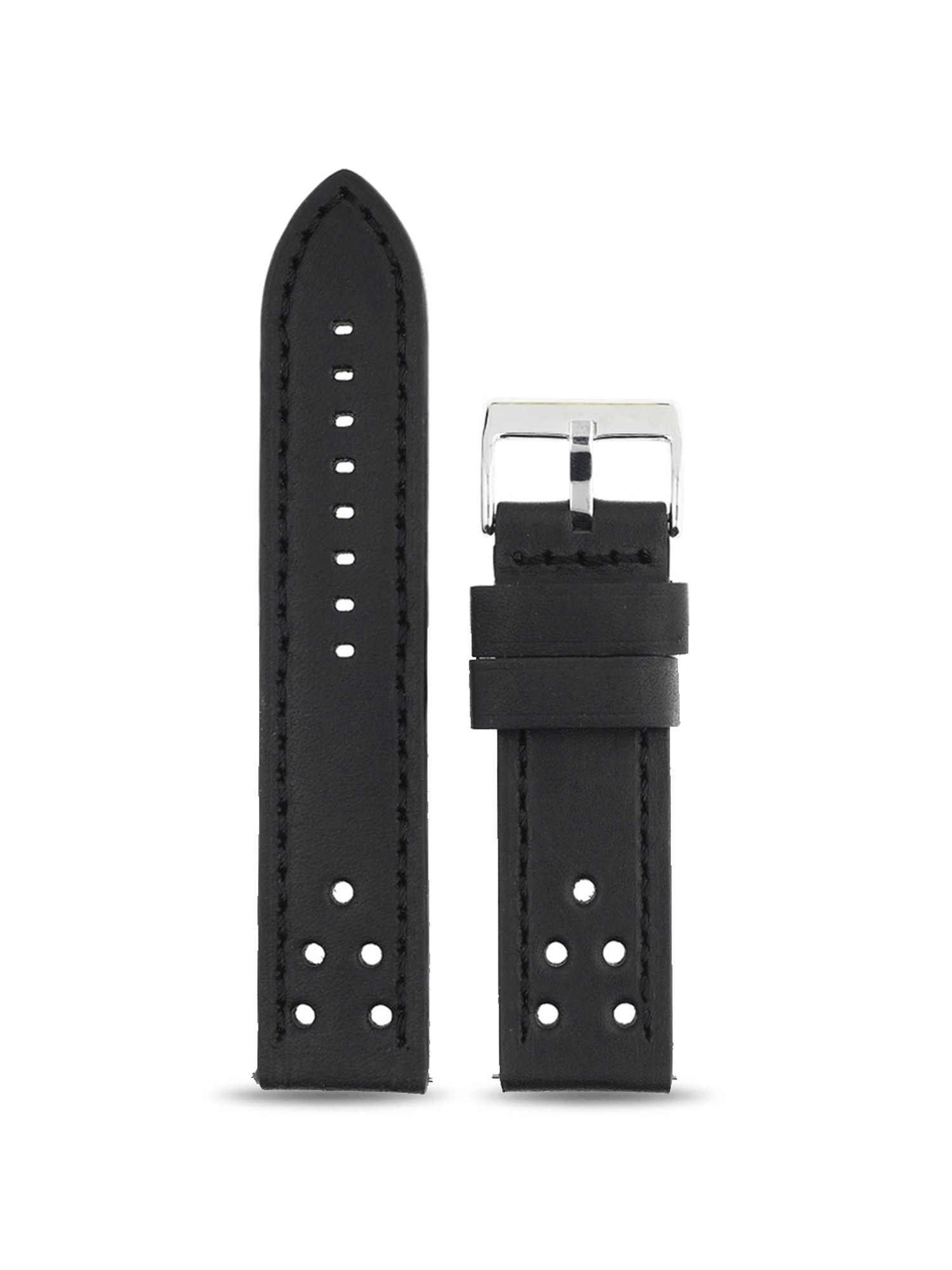 Titan 24 mm Tan Genuine Leather Strap for Men