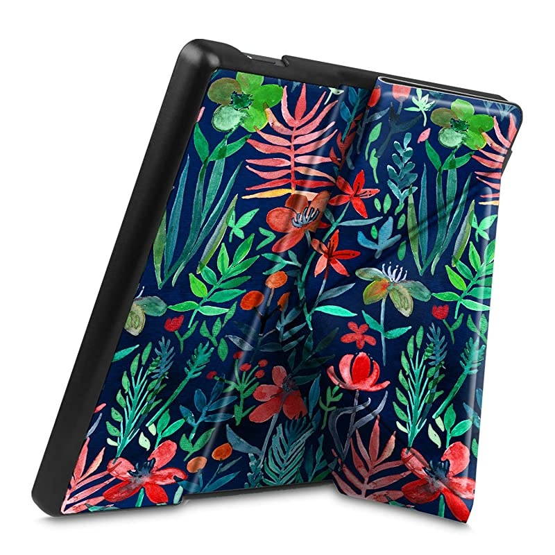 Origami Case for Allnew Kindle Oasis 10th Generation 2019 Release and 9th Generation 2017 Release Slim Fit Stand Cover Support Hands Free Reading with Auto Wake Sleep Jungle Night