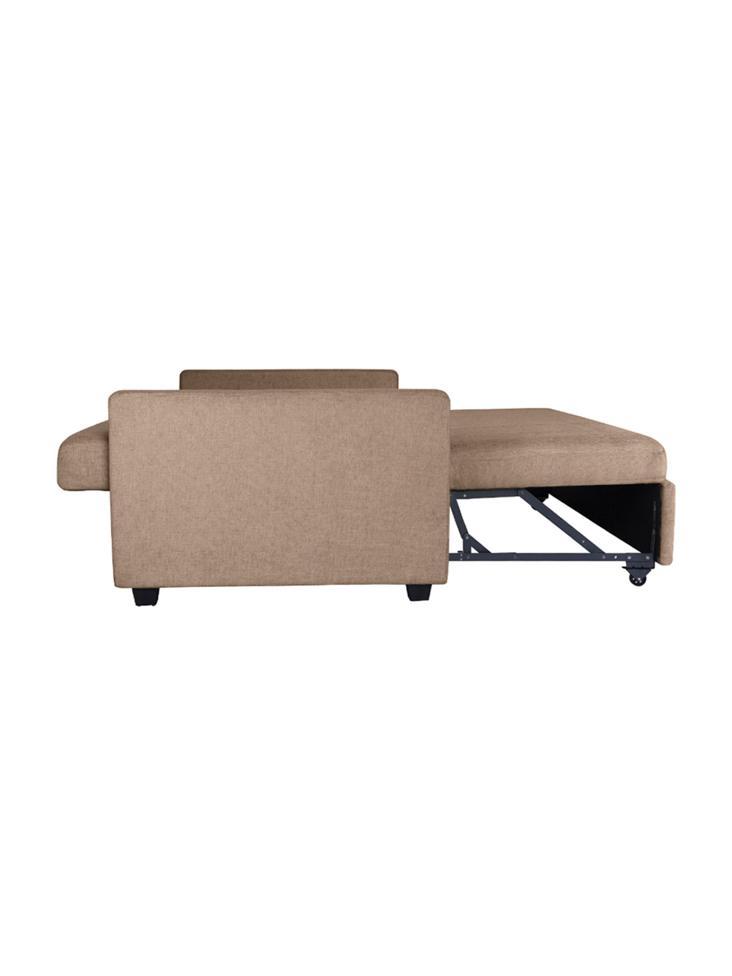 Queen Brady Convertible Sofa with Storage Gray - Serta