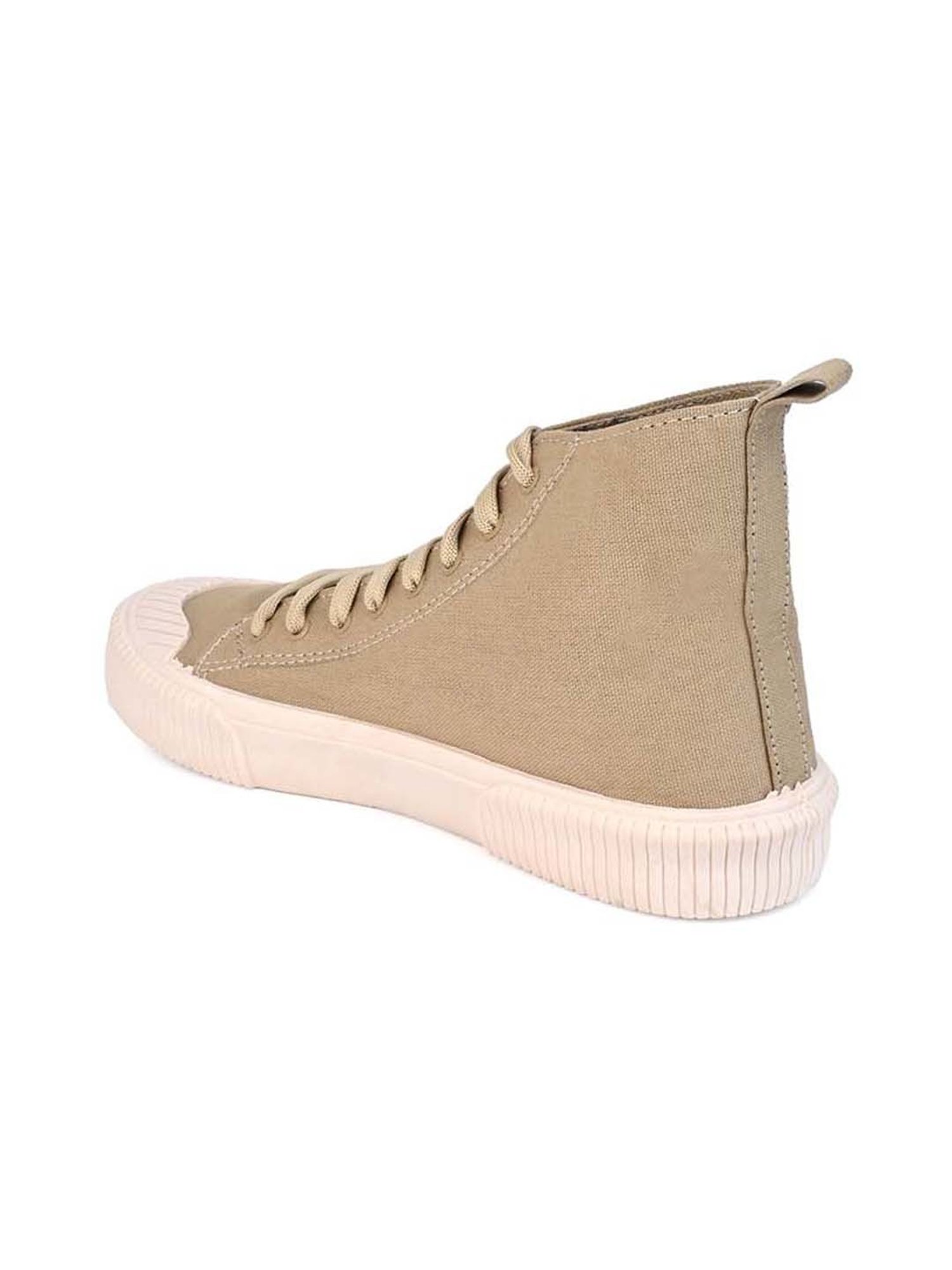 Styli Men's Brown Ankle High Sneakers