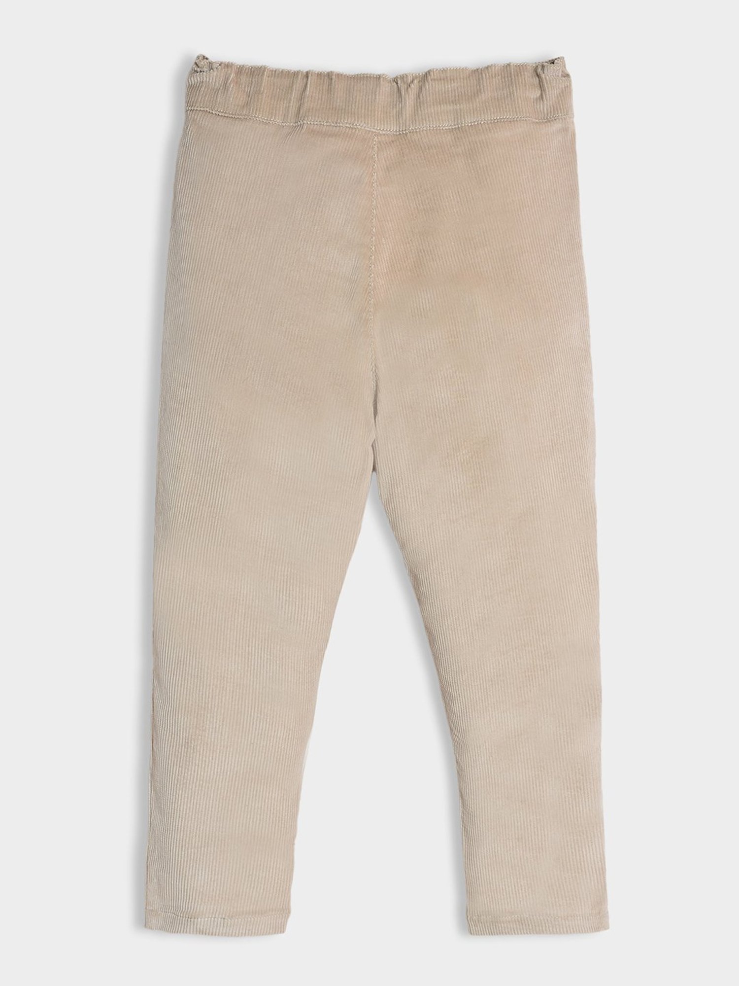 MiArcus Unisex Beige Solid Trousers