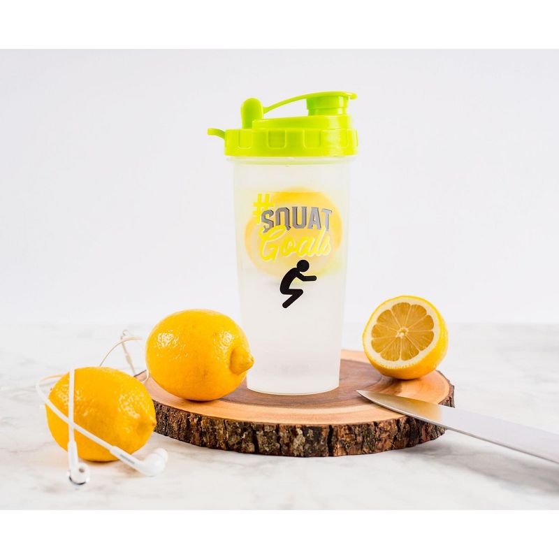 Toynk "#SquatGoals" Plastic Shaker Bottle | Holds 20 Ounces