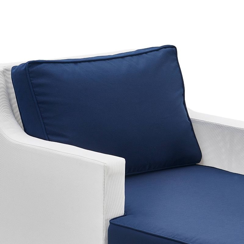 NewPort Outdoor Wicker Chaise Lounge - Dark Gray - Coaster