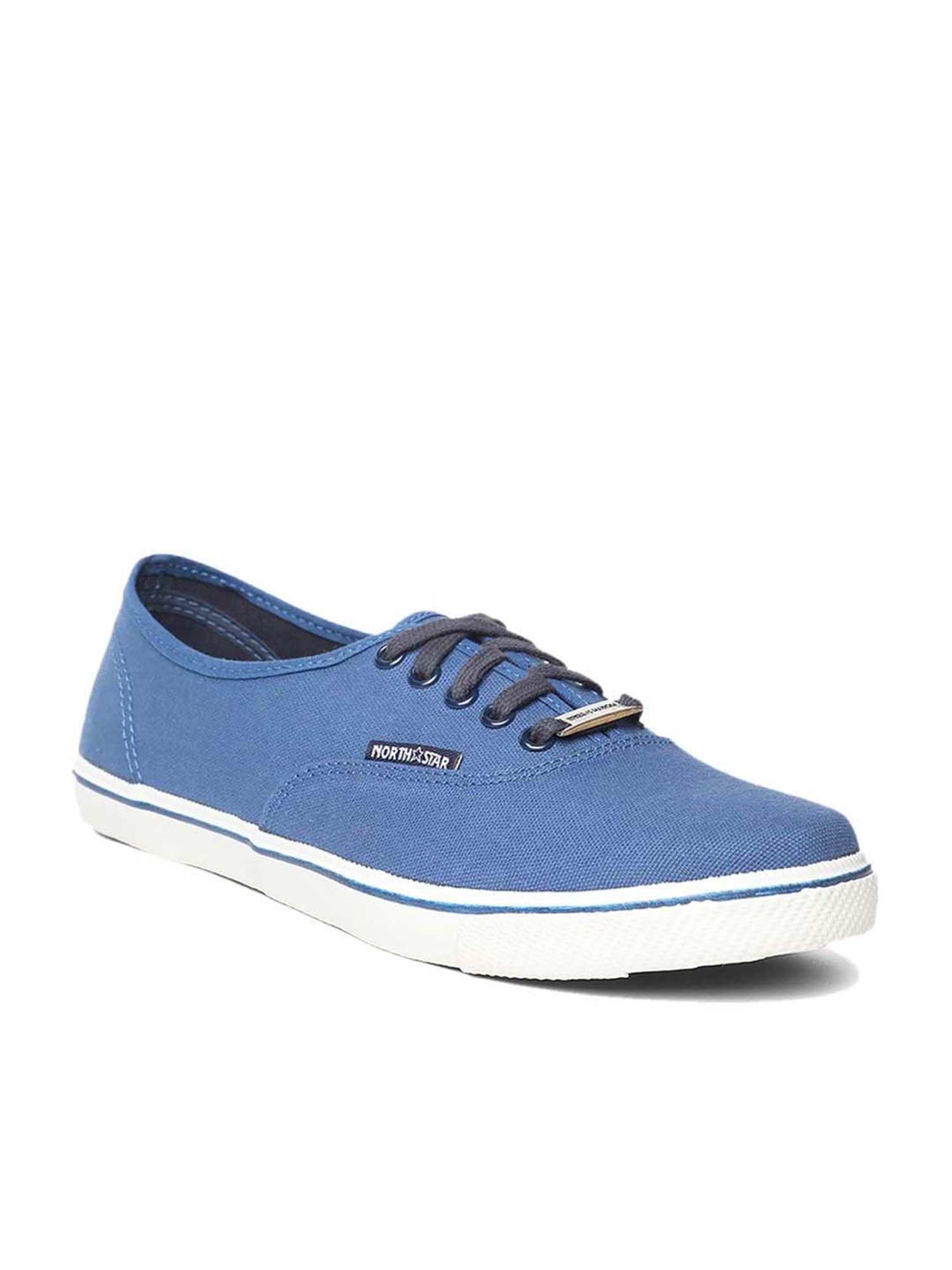 North Star by Bata Men's Blue Casual Sneakers