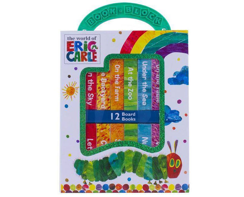 World of Eric Carle My First Library 12 Board Book Block Set - by Phoenix (Board Book)