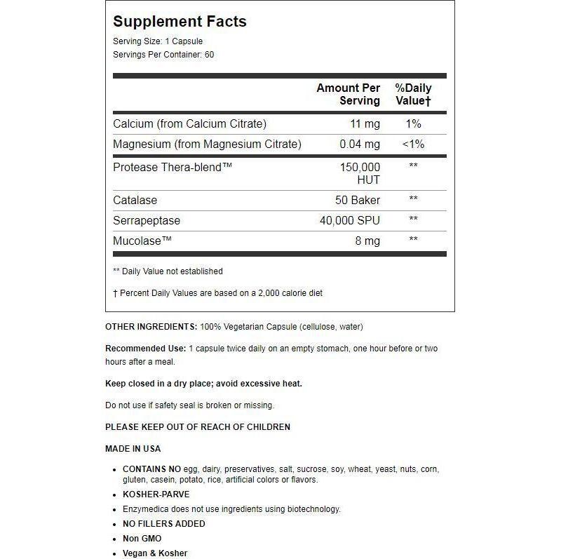 Enzymedica Dietary Supplements Enzyme Defense Capsule 60ct.