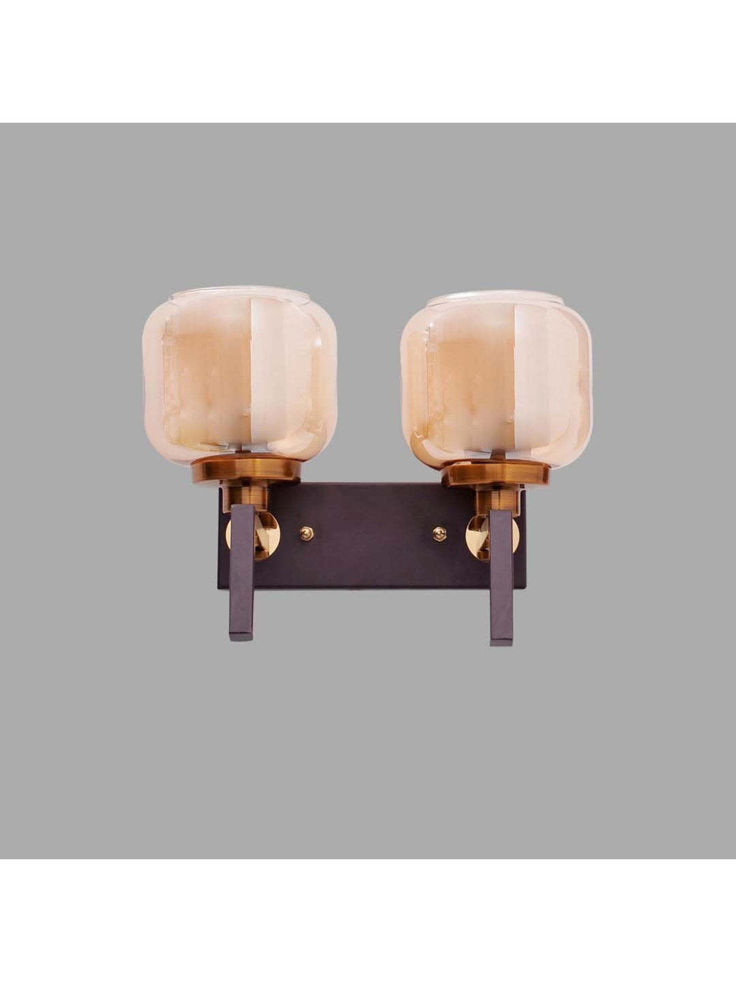 Fos Lighting 'Dish' Antique Gold & White Brass 5-In-1 Hanging Light